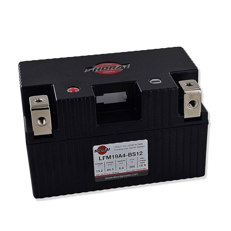 rima　0118 Amazon.com: Shorai LFM Lithium-iron Battery w/BMS, LFM19A4